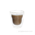 Xícara de Café Espresso de Vidro de Parede Dupla